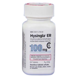 Hysingla ER 100 mg
