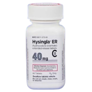 Hysingla ER 40 mg